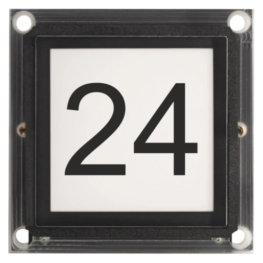 Niko Home Control Huisnummer/info-module info-module zwart 10-365