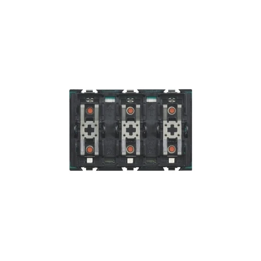 Bticino Axolute Tastsensor 6-voudig inbouw IP20 RAL 9011 BTH4652/3
