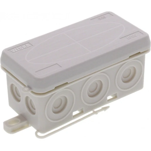 Wiska Kabeldoos kunststof ip55 86x44x41mm kleur grijs