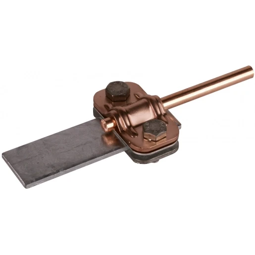Dehn Bimetallic uni disconnecting clamp cu-st/tzn for rd 8-10mm/fl 30mm