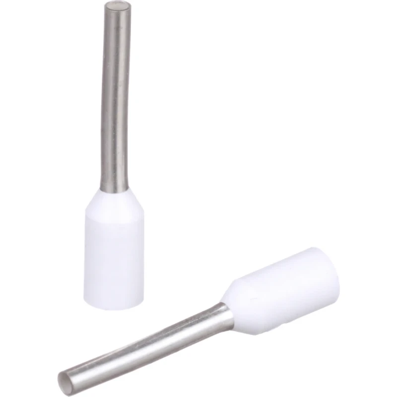 Panduit Insulated ferrule single wire 18 awg (.75mm²) .47(12.0mm) pin length gray din end sleeve