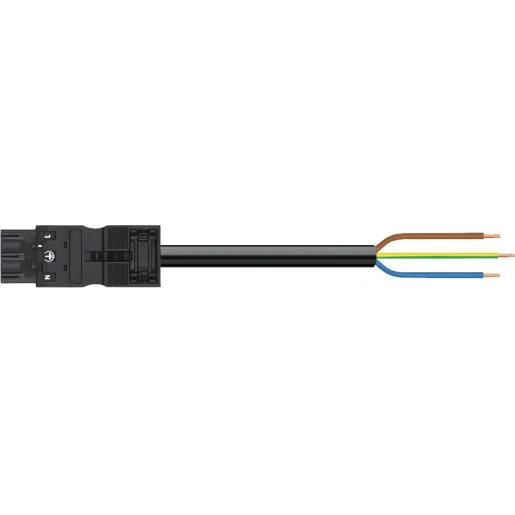 Wago SERIE 771 Patchkabel gebouwinstallatie 3p Stekker Vrij kabeluiteinde 1000mm