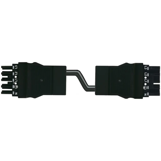 Wago SERIE 771 Patchkabel gebouwinstallatie 5p Contrastekker (female) Stekker 6000mm
