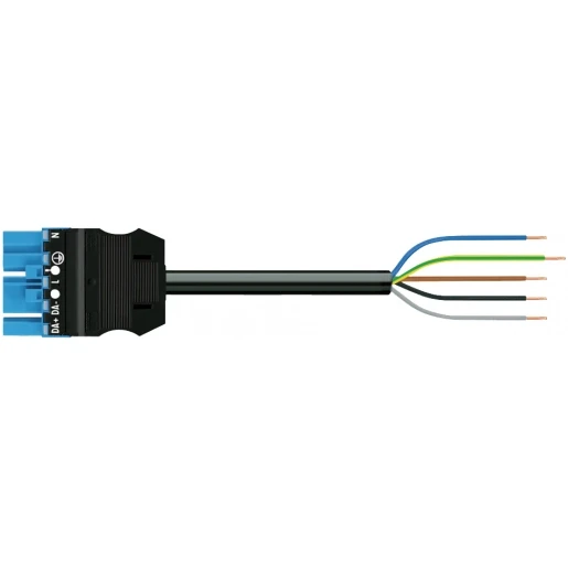 Wago SERIE 771 Patchkabel gebouwinstallatie 5p Stekker Vrij kabeluiteinde 4000mm
