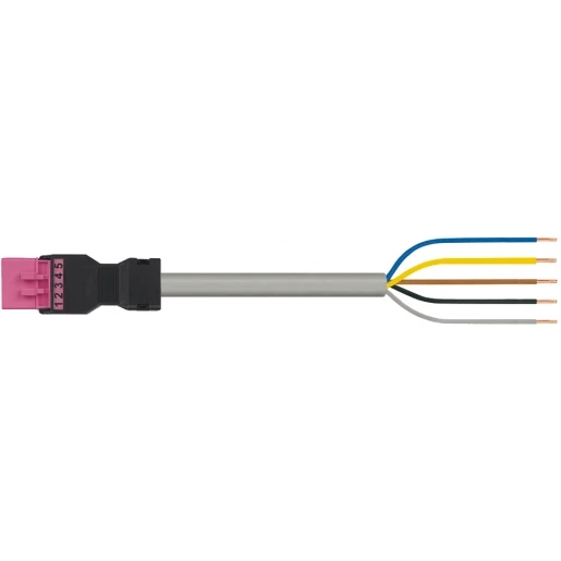 Wago SERIE 891 Patchkabel gebouwinstallatie 5p Stekker Vrij kabeluiteinde 3000mm