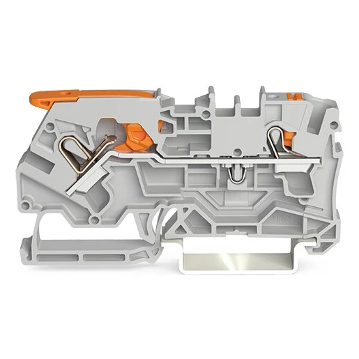 Wago SERIE 2104 Verbindingsrijgklem 1-6mm² eendr. 0,5-4mm² meerdr. Grijs