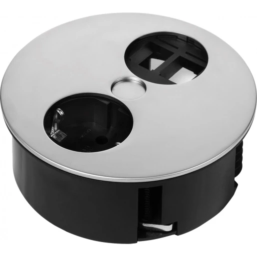 Bachmann Inbouw stopcontacten Contactdooscombinatie 1RA 16A IP20 snoer 2m 931.133