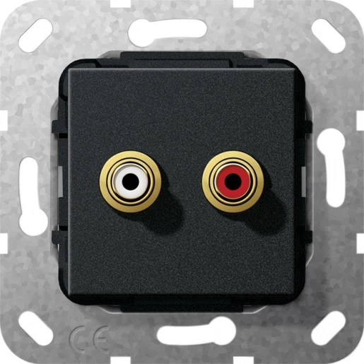 Gira Non-Design c-audio soldeeraansluiting Cinch Basiselement Zonder label 563210