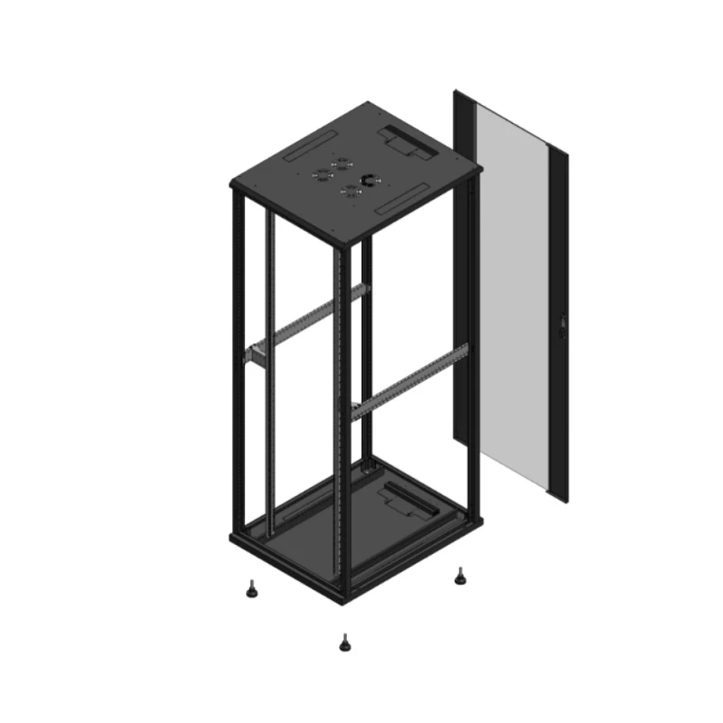 Gigamedia Vloer patchkast SP AR enkel VER EX 19" 47HE 800x1000mm Zwart GGM 7047810SPPVSEX
