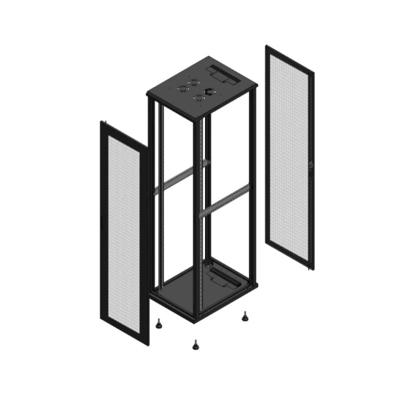 Gigamedia Vloer patchkast AV enkel PER AR enkel PER EX 19" 47HE 600x800mm Zwart GGM 704768PPSPPSEX
