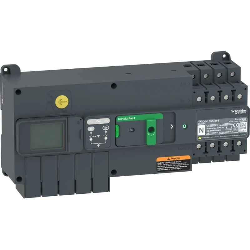 Schneider Electric TRANSFERPACT AUTO ACT. 40A 4P LCD 100A