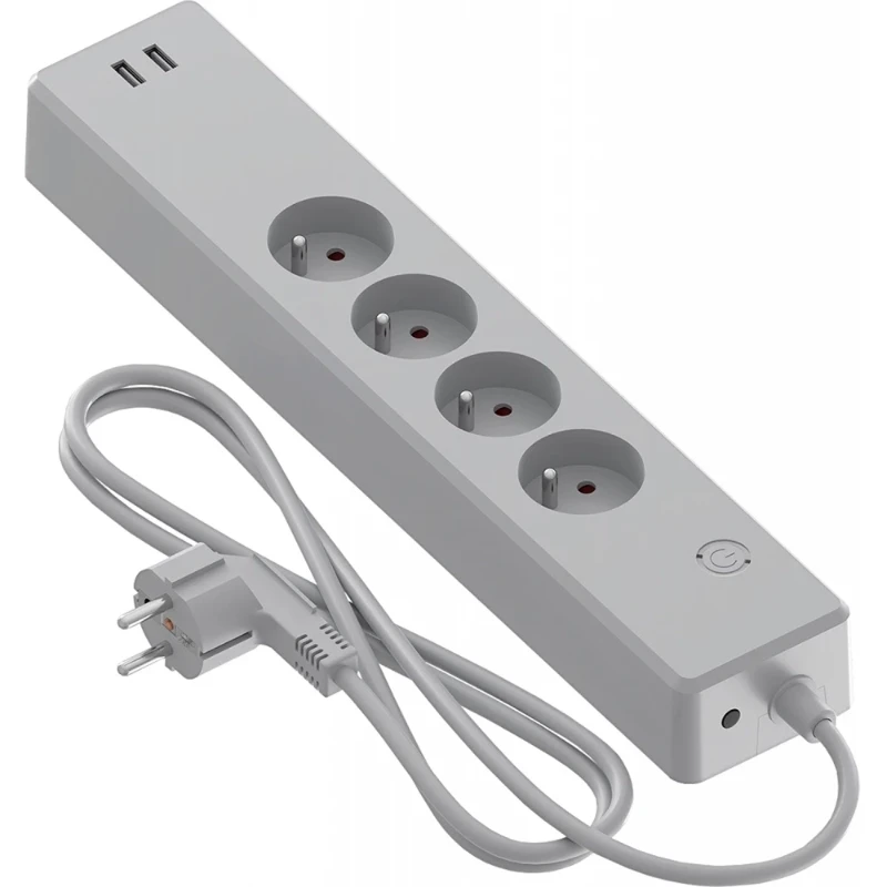 Calex smart wifi tafelstopcontact 4-voudig be/fr + 2 usb 143369