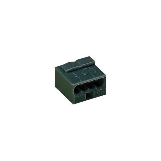 Wago Micro lasklem 4x0,6-0,8mm2 d.grijs