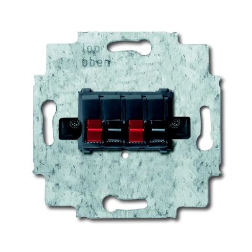 ABB Busch-Jaeger Balance, SI, Future, Solo, Axcent onderdeel/ centraalplaat Basiselement 4 connectoren Zonder label antraciet 2CKA000230A0404