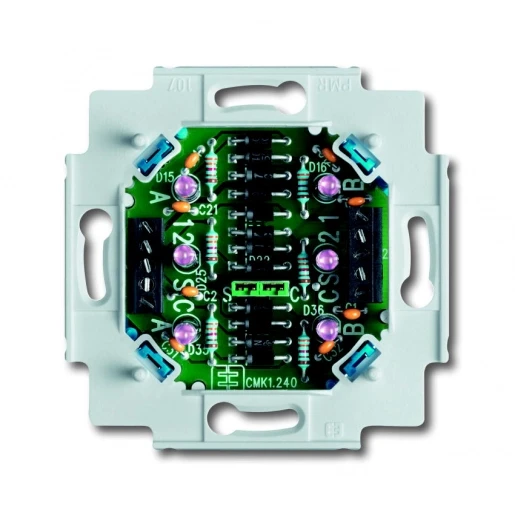 ABB Busch-Jaeger Infoline Controle verlichting 6-voudig Basiselement 15V inbouw IP20 2CKA001582A0341