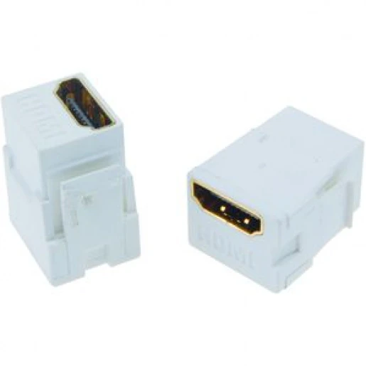 Peha Centraalplaat Keystone 2x HDMI 1 connector Zonder label wit 00935151