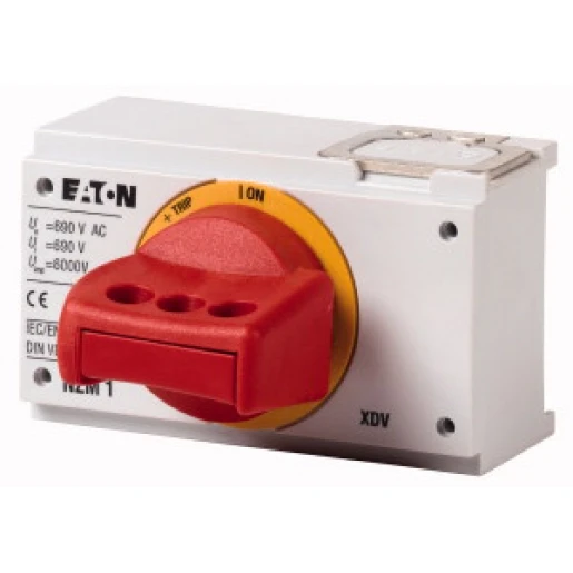 Eaton DRAAIBED.OP SCHAKELAAR INCL.KNOP NZM1 ROOD/GEEL