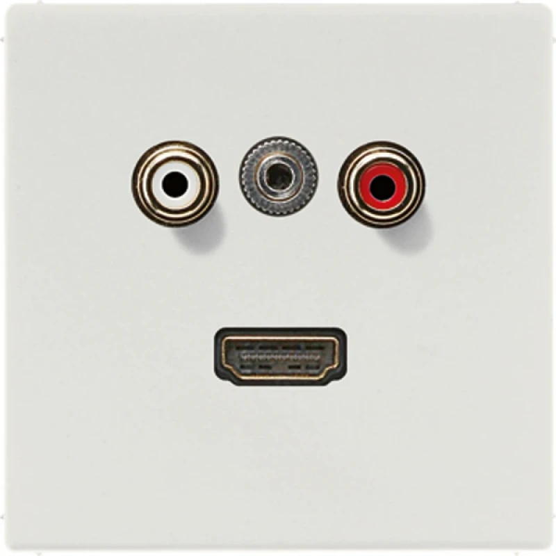 Jung LS range afdekking a500 licht grijs audio/jack/hdmi MALS1082LG