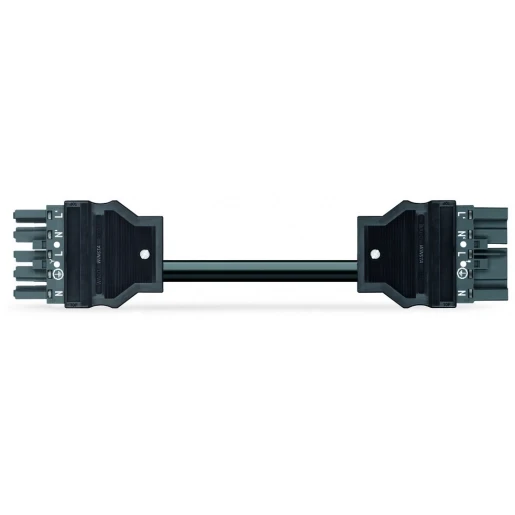Wago Serie 771 Patchkabel gebouwinstallatie 5p Contrastekker (female) Stekker 8000mm 771-8985/007-803