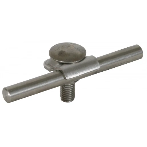 Dehn Clamping frame rd 6-10mm stst with truss head screw and m10 nut