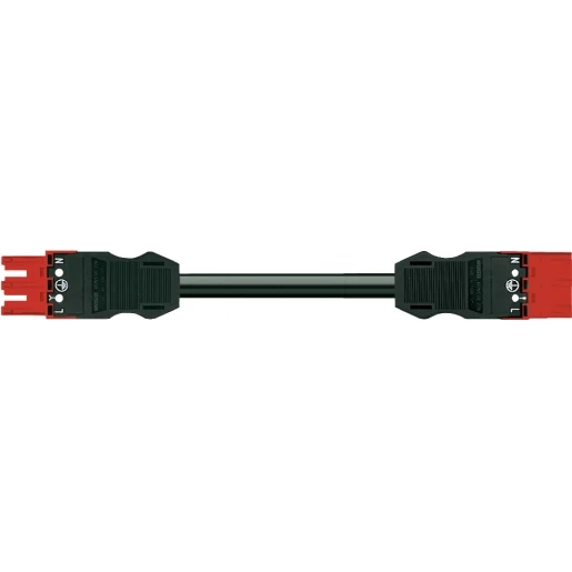 Wago SERIE 771 Patchkabel gebouwinstallatie 3p Contrastekker (female) Stekker 7000mm