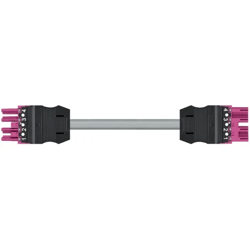 Wago SERIE 771 Patchkabel gebouwinstallatie 4p Contrastekker (female) Stekker 4000mm