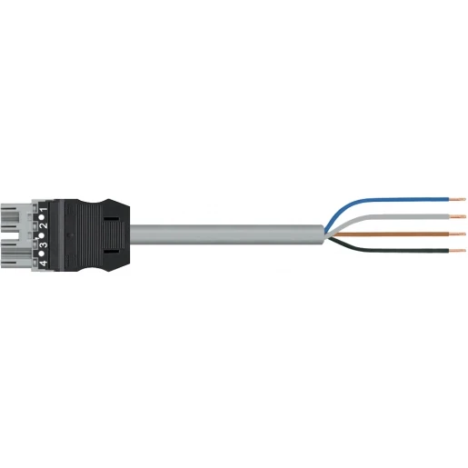 Wago SERIE 771 Patchkabel gebouwinstallatie 4p Stekker Vrij kabeluiteinde 8000mm