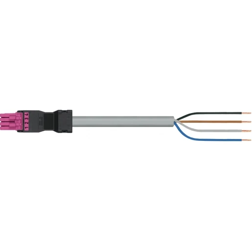 Wago SERIE 891 Patchkabel gebouwinstallatie 4p Contrastekker (female) Vrij kabeluiteinde 6000mm
