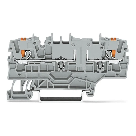 Wago SERIE 2202 Verbindingsrijgklem 0,75-4mm² eendr. 0,25-2,5mm² meerdr. Grijs