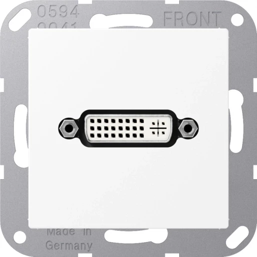Jung A range afdekking a500 matwit 1x dvi MAA1193WWM