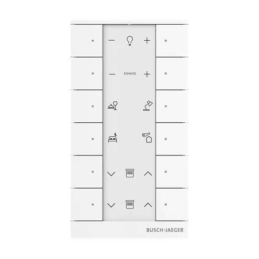 ABB Busch-Jaeger F@home Tenton Bedieningselement wit IP20 RAL 9016 2CKA006220A0887