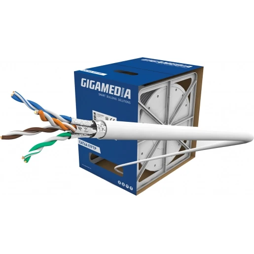 Gigamedia Datakabel LSZH-FR WH 200m 8x Cca F / FTP C6AFF4PSFRU200