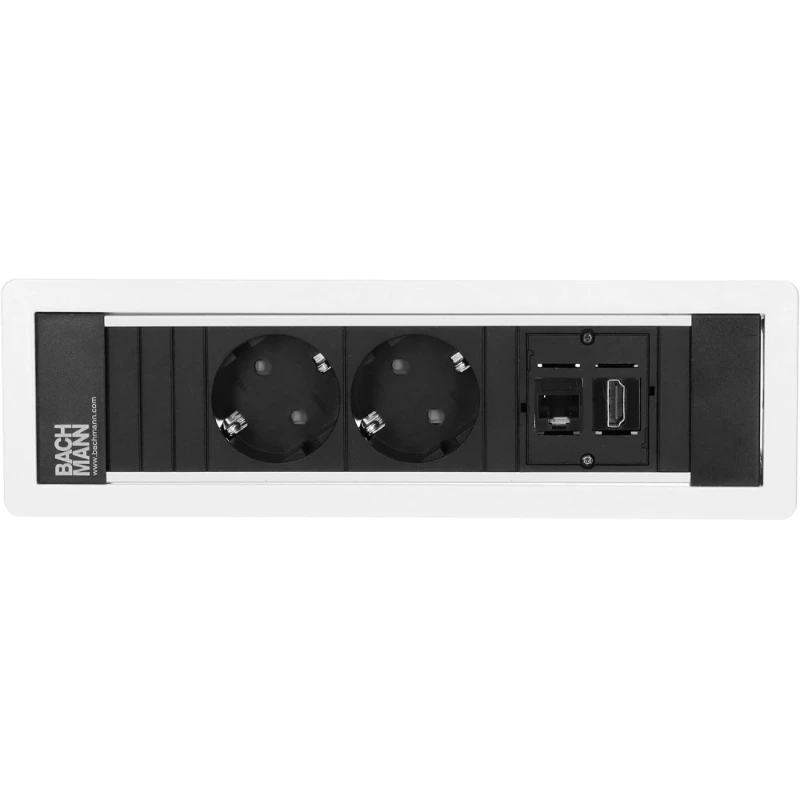 OCS Power Frame 2x 230V RA + 1x Cat6U b/b + 1x HDMI b/b 0,2m GST