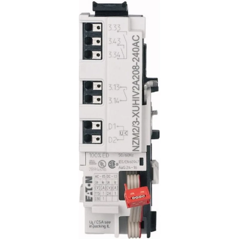 Eaton Onderspanningspoel NZM2/3 2xM voorijlend 24V DC 2 config uitgangen