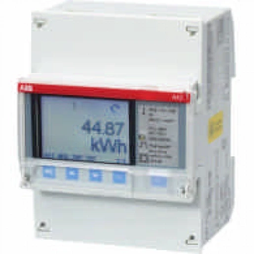 ABB Energiemeter 1 fase indirect 6a klasse b puls uitgang mid