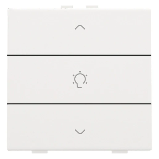 Niko Home Control Bediening dimming 3-voudig wit inbouw IP20 RAL 9016 154-51043