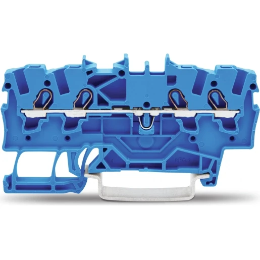 Wago Serie 2001 Verbindingsrijgklem 0,5-2,5mm² eendr. 0,25-1,5mm² meerdr. Blauw