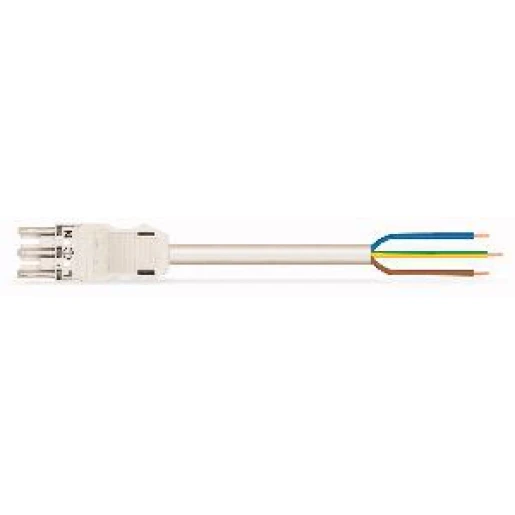 Wago Serie 771 Patchkabel gebouwinstallatie 3p Contrastekker (female) Vrij kabeluiteinde 5000mm