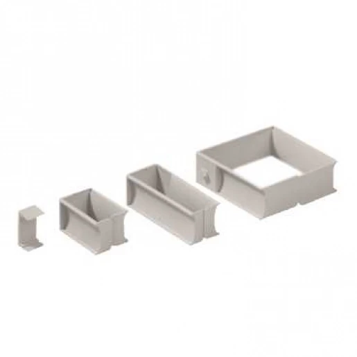 Sarel Actassi kunstof rangeerogen (1 stuk = 10) Kunststof 100x100mm grijs RAL 7035 NSYGCA1010