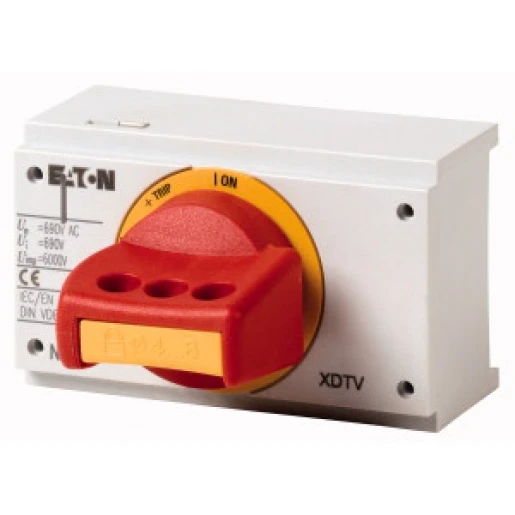 Eaton DRAAIBED.OP SCHAKELAAR INCL.KNOP MET DEURVERGR.NZM1 ROOD/GEEL