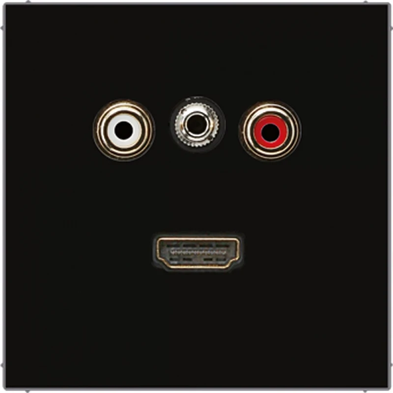 Jung LS range afdekking ls990 audio/jack/hdmi MALS1082SW