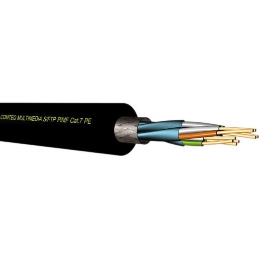 Draka cat 7 S/FTP LSHF Zwart 4x2x23 AWG