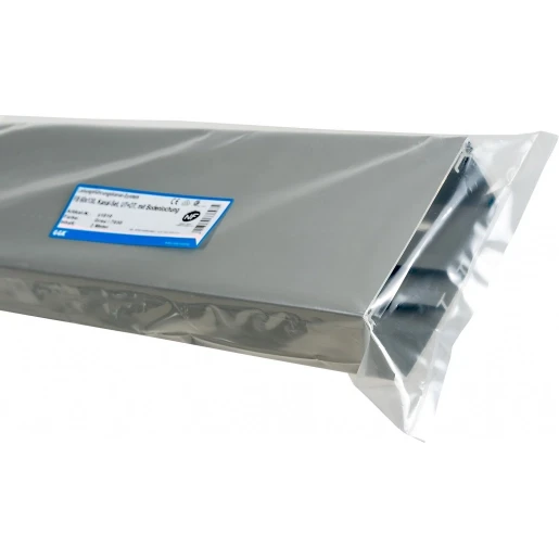 GGK FB/LFG kabelkanaal 2000x150x80mm PVC Bodemperforatie met deksel RAL 7030 Z1490G