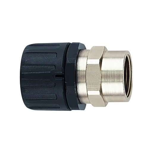 Hellermann Tyton KUNSTSTOF KOPPELING MET DRAAIEND BINNENDRAAD RECHT IP66 Ø13MM PG9