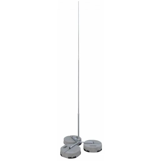 Dehn Air-term.rod d 22/16/10mm l 2500mm al with tripod r 320mm st/tzn