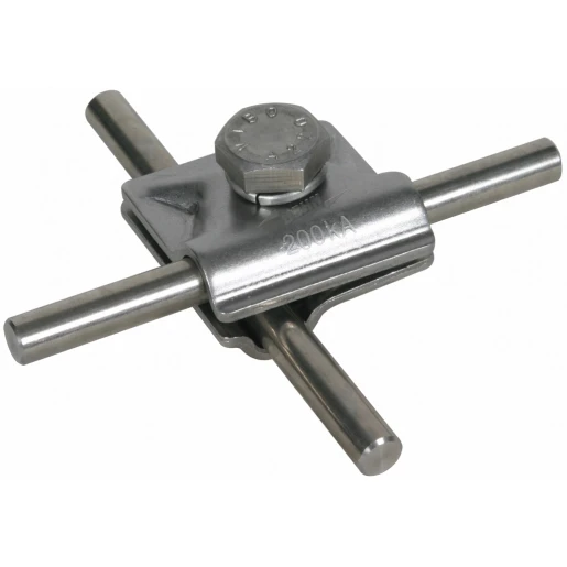 Dehn Mv clamp stst 200ka f.rd 8-10mm w.hexagon screw