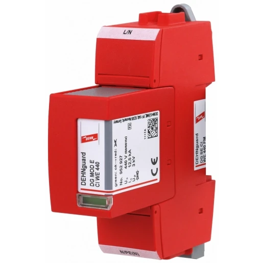 Dehn Surge arrester type 2 dehnguard se ci 1-pole uc 440v ac w.rem.sign.