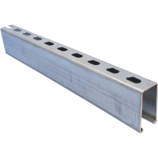 nVent Caddy Strut montageprofiel type E C-profiel rug geperforeerd 22.3mm 6000x41x83mm elektrolytisch verzinkt 310605