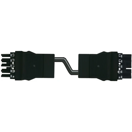 Wago SERIE 771 Patchkabel gebouwinstallatie 5p Contrastekker (female) Stekker 8000mm