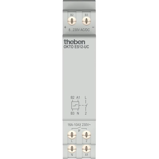 Theben Elektronische impulsschakelaar met 1 kanaal / contact (maak) en potent